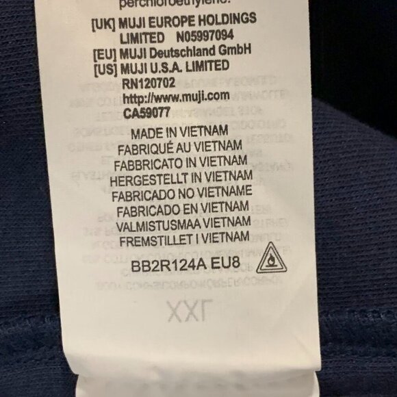 Muji Women's Recyclable Fleece Button Up Long Sleeve Cardigan Size XXL - Picture 9 of 12